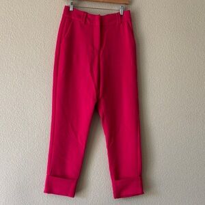 Atelier Reve Vibrant Pink  High-Waisted Pants